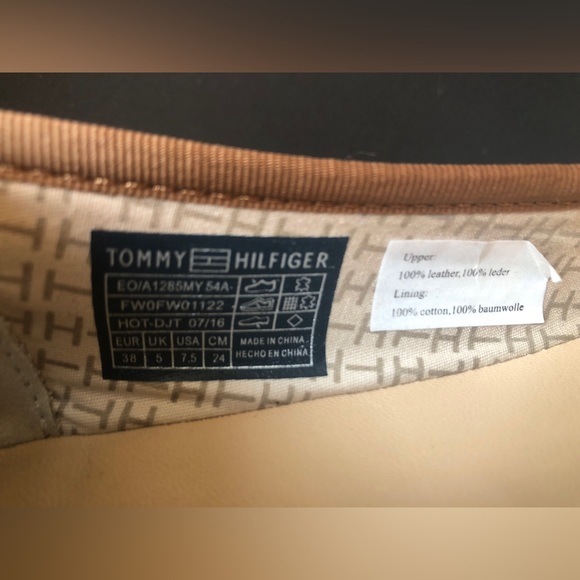 Tommy Hilfiger Ballet Flat Shoe Cognac - Picture 5 of 7